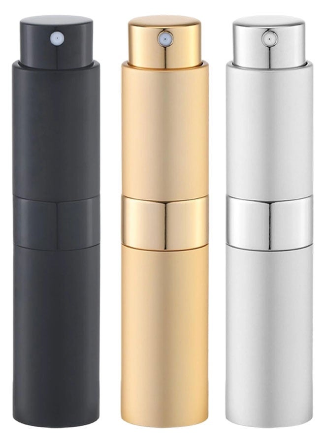 3 PCS 8ml Travel Perfume Atomizer Refillable, Mini Cologne Spray Bottle Empty, Small Aftershave Sprayer For Liquid Dispenser - Image 1
